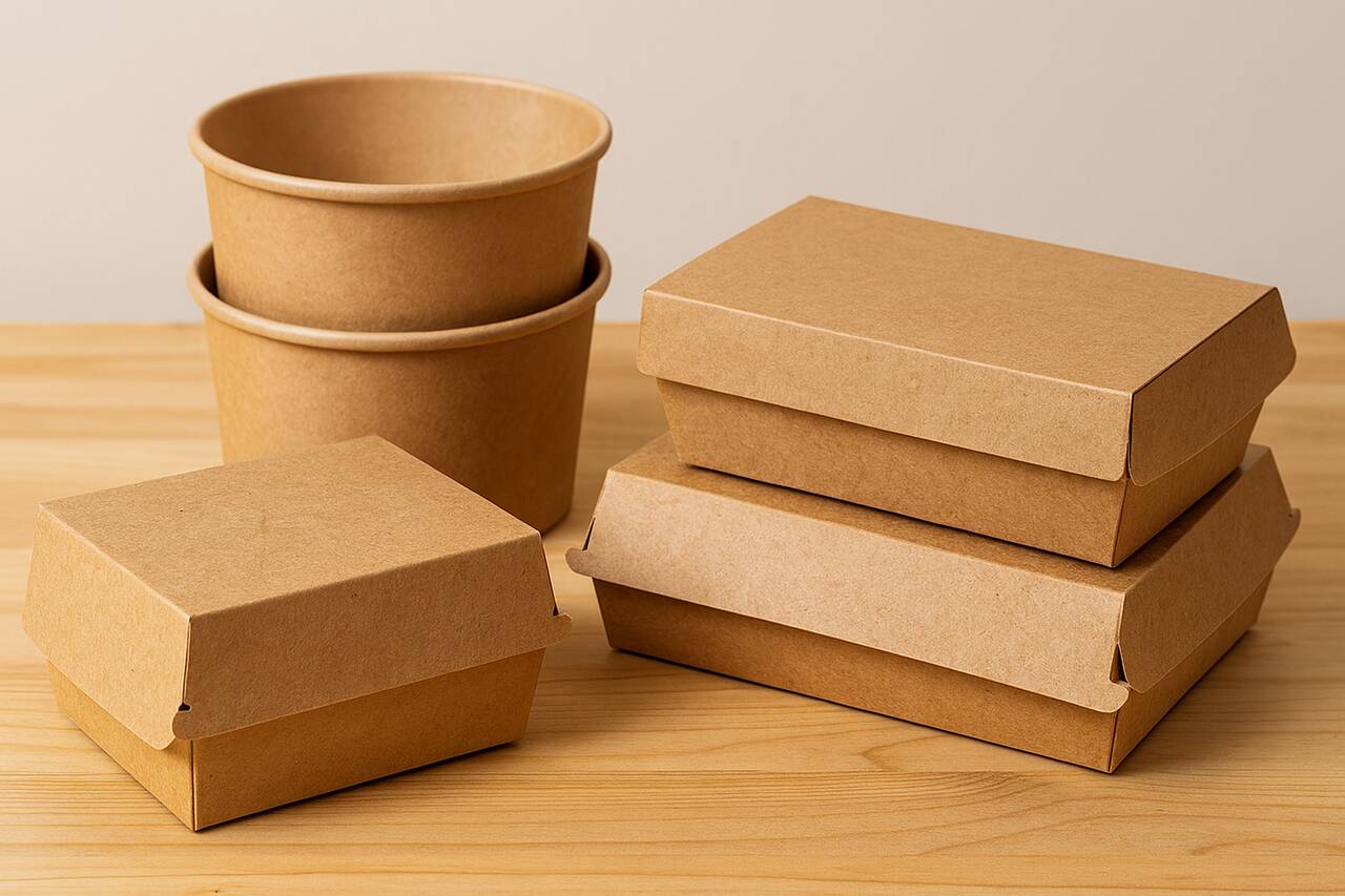 estoque de embalagens