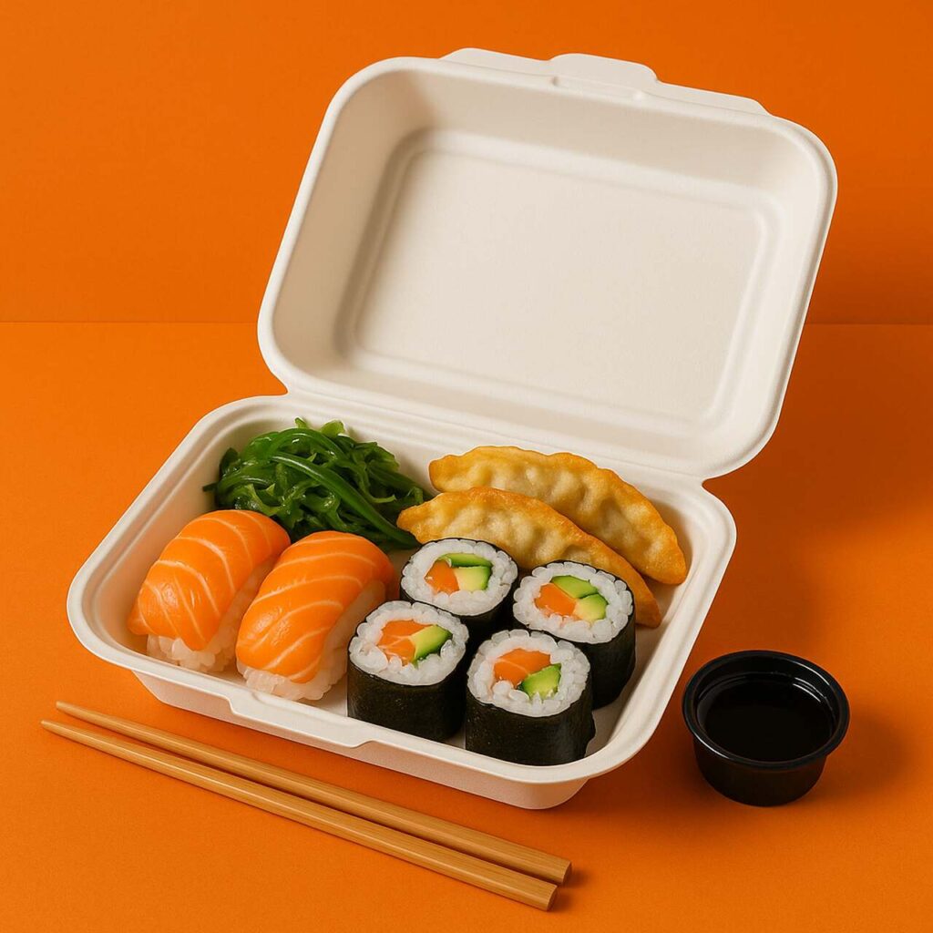 embalagem para comida japonesa