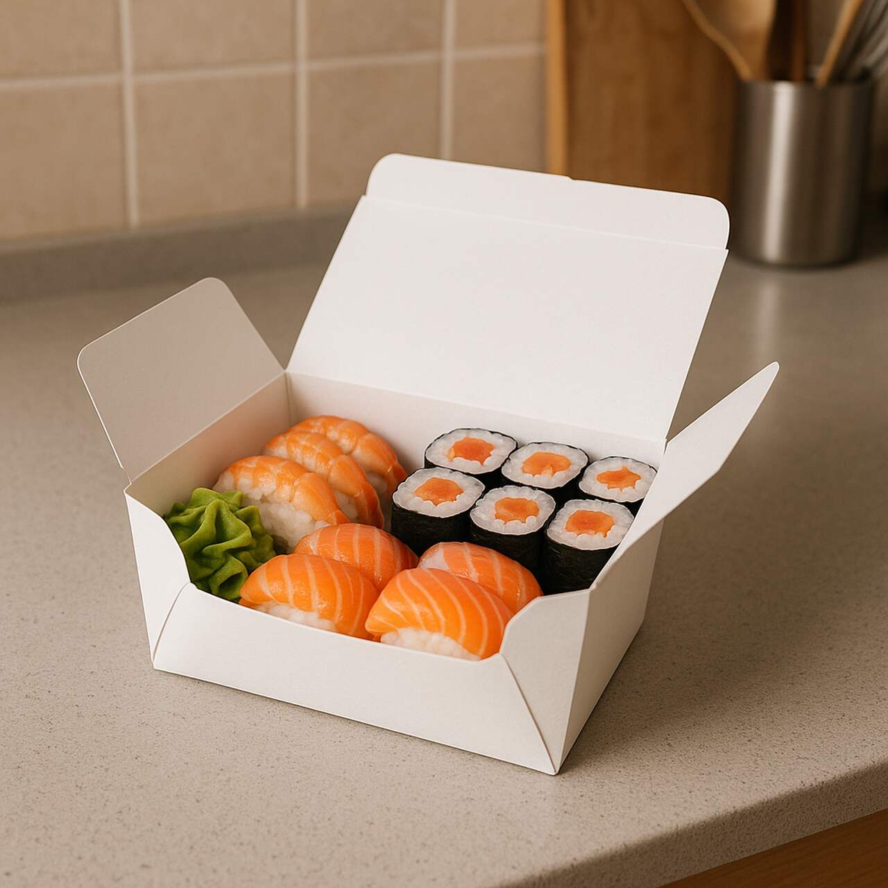 embalagem para comida japonesa